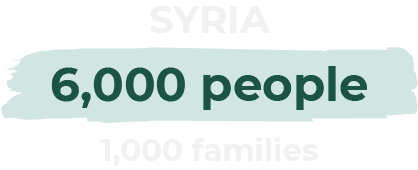 6000 people in Syria