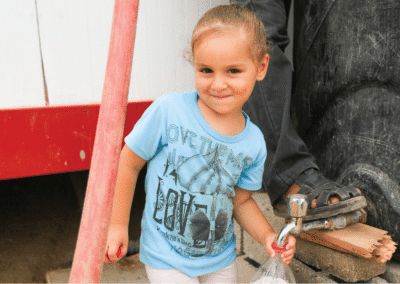 Trucking Safe Drinking Water to Schools in Gaza