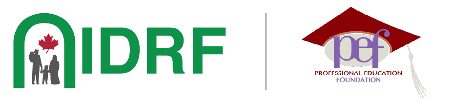 IDRF logo and PEF Logo