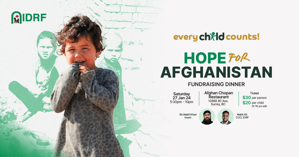 Every Child Count - Afghanistan Fundraising Dinner