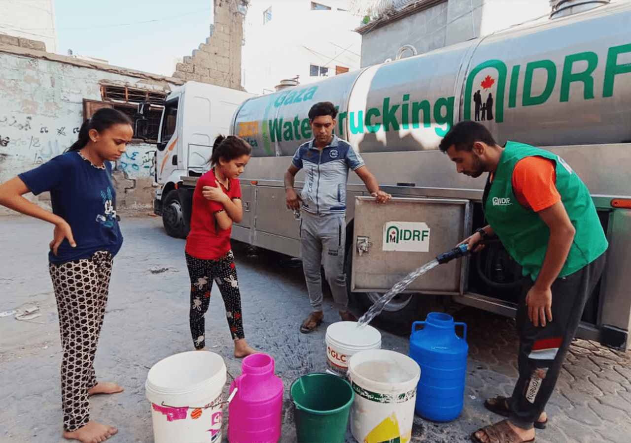 Clean Drinking Water For Gaza - Water Trucking