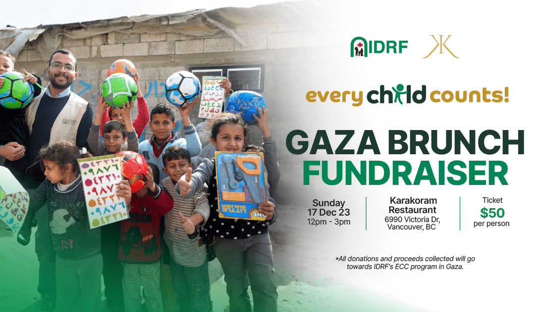 Every Child Counts: Gaza Brunch Fundraiser