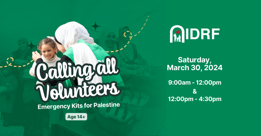Emergency Kits for Palestine – Mar 30 afternoon