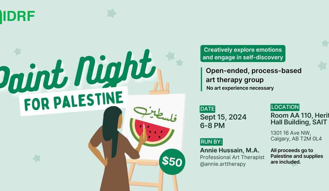 Paint Night for Palestine