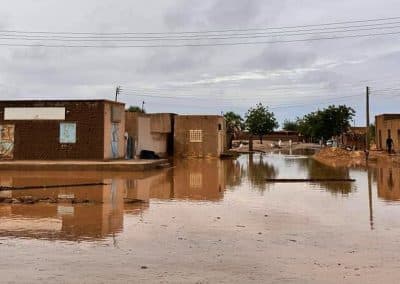 Aide aux victimes des inondations au Soudan